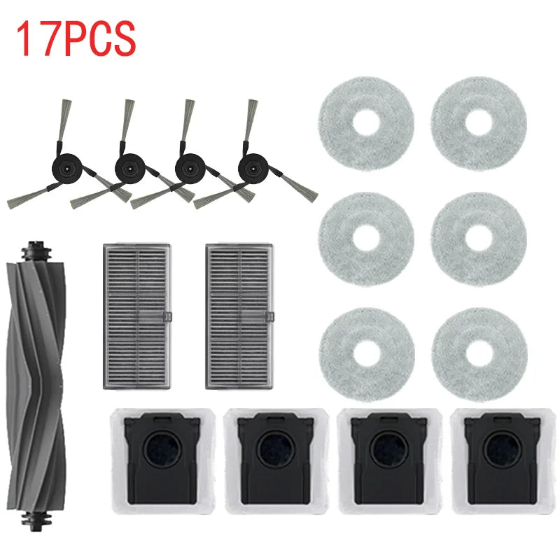 Dreame L40 Ultra / X40 Ultra Robot Vacuum Accessories Dust Bags Mop Main Side Brushes Cloths HEPA Filters Spare Parts