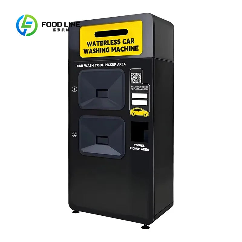 customized waterless car wash vending machine with towel and tool pickup system bulk purchase discount for public areas
