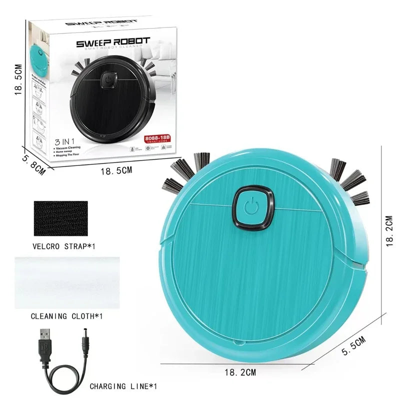 Lenovo Smart Sweeping Robot Vacuum Mop 3-in-1 4000pa Strong Suction Washable Mop For Pet Hair Hard Floor Ideal Home Kitchen Room