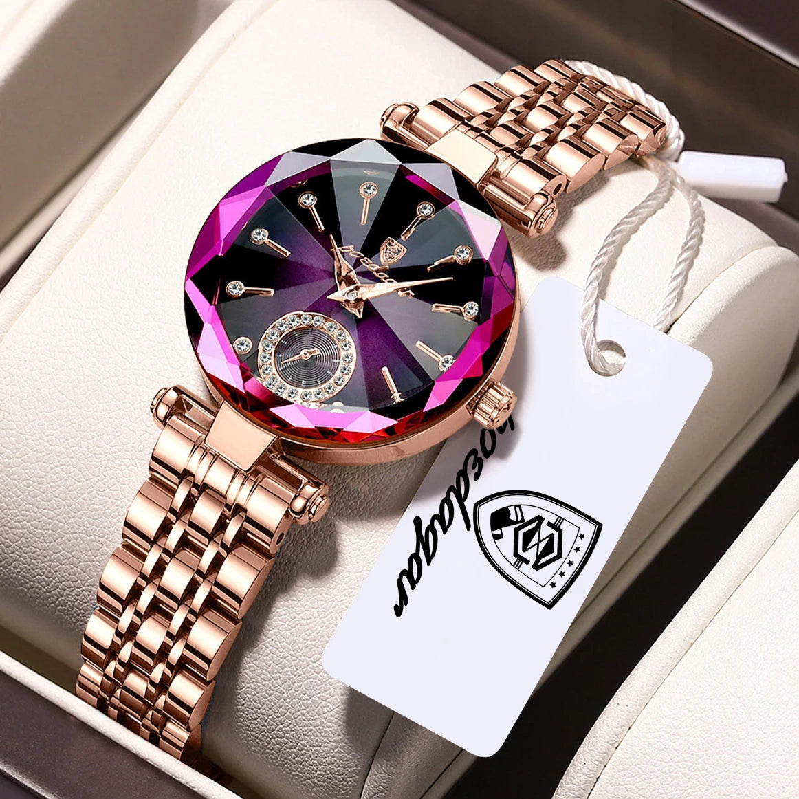 POEDAGAR Original Brand Ladies Wristwatch Waterproof Leather Elegant Woman's Watch Fashion Quartz Watches For Women Reloj Hombre