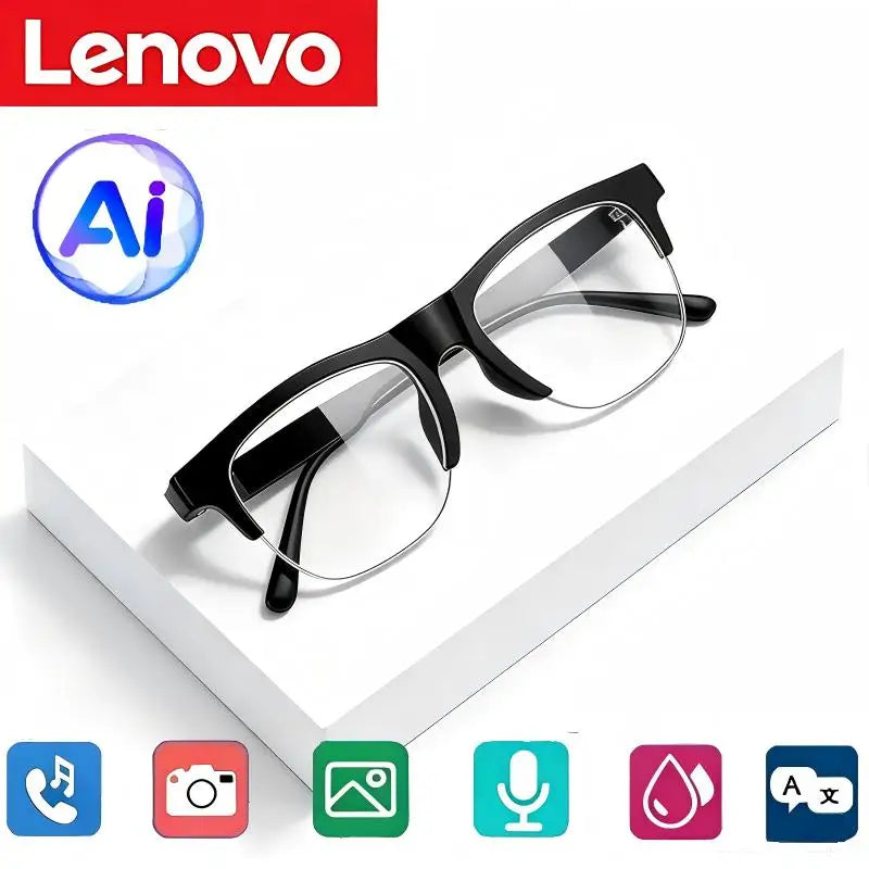 Lenovo Smart AI Glasses AI Translation Hands-Free Calling AI Chat Logging Music Playback Smart Sunglasses for Men Women 2026 New