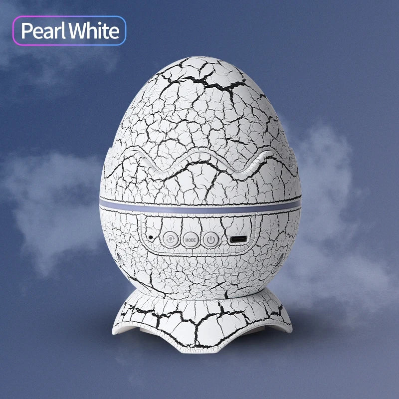 New Dinosaur Egg Galaxy Projector Space Buddy Star Projector Night Light for Kids Bedroom Astronaut Projector with Bluetooth