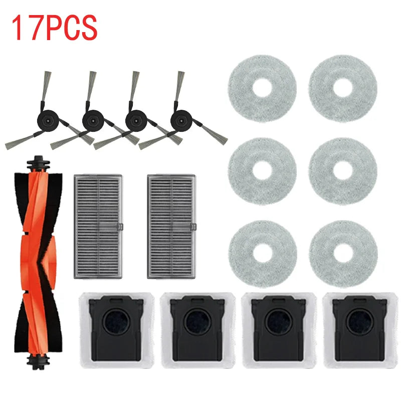 Dreame L40 Ultra / X40 Ultra Robot Vacuum Accessories Dust Bags Mop Main Side Brushes Cloths HEPA Filters Spare Parts