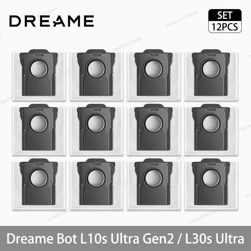 Dreame L10s Ultra Gen2 / L30s Ultra Robot Vacuum Cleaner Accessories Main Side Brush Mop Cloth Hepa Filter Dust Bag Spare Parts