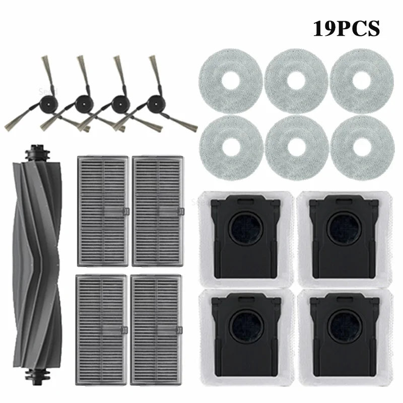 Dreame L40 Ultra / X40 Ultra Robot Vacuum Accessories Dust Bags Mop Main Side Brushes Cloths HEPA Filters Spare Parts