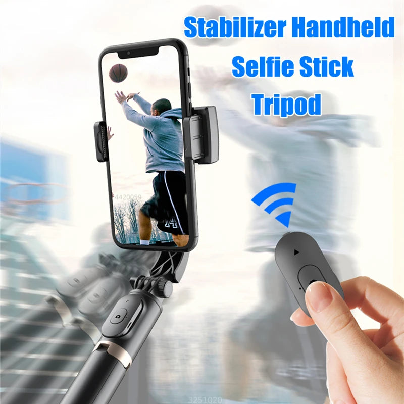 FGCLSY 2024 AI Video Stabilizer Bluetooth Selfie Stick Tripod Gimbal Stabilizer for Smartphone Live Vertical Shooting Bracket
