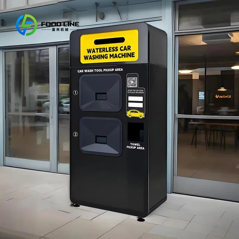 customized waterless car wash vending machine with towel and tool pickup system bulk purchase discount for public areas