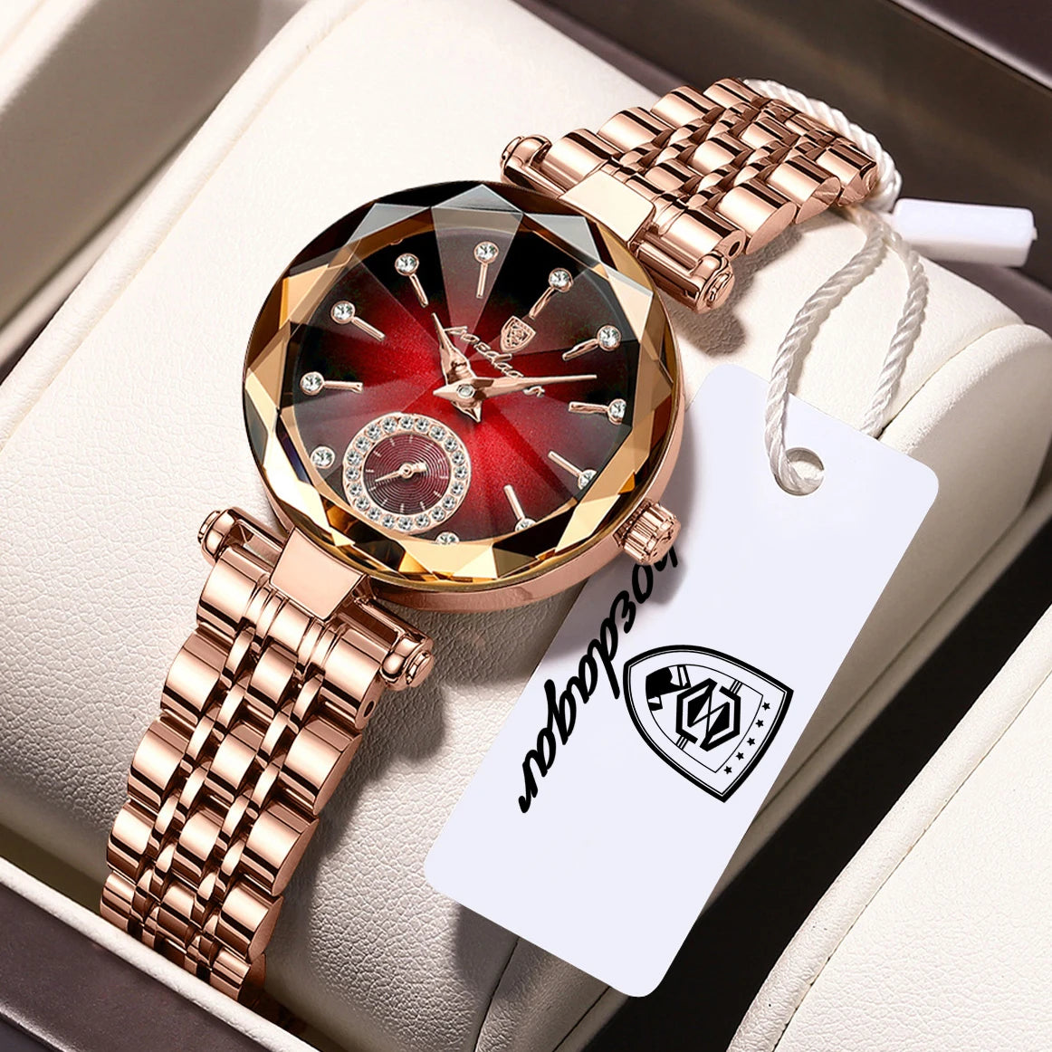 POEDAGAR Original Brand Ladies Wristwatch Waterproof Leather Elegant Woman's Watch Fashion Quartz Watches For Women Reloj Hombre