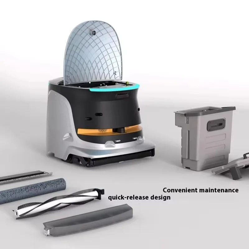 Customized Commercial Multifunction Smart Cleaning Equipment Automatic Electric Sweeper Hotel Garage Station Device