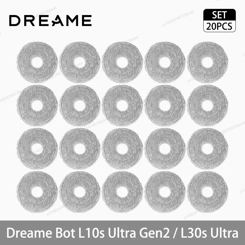 Dreame L10s Ultra Gen2 / L30s Ultra Robot Vacuum Cleaner Accessories Main Side Brush Mop Cloth Hepa Filter Dust Bag Spare Parts