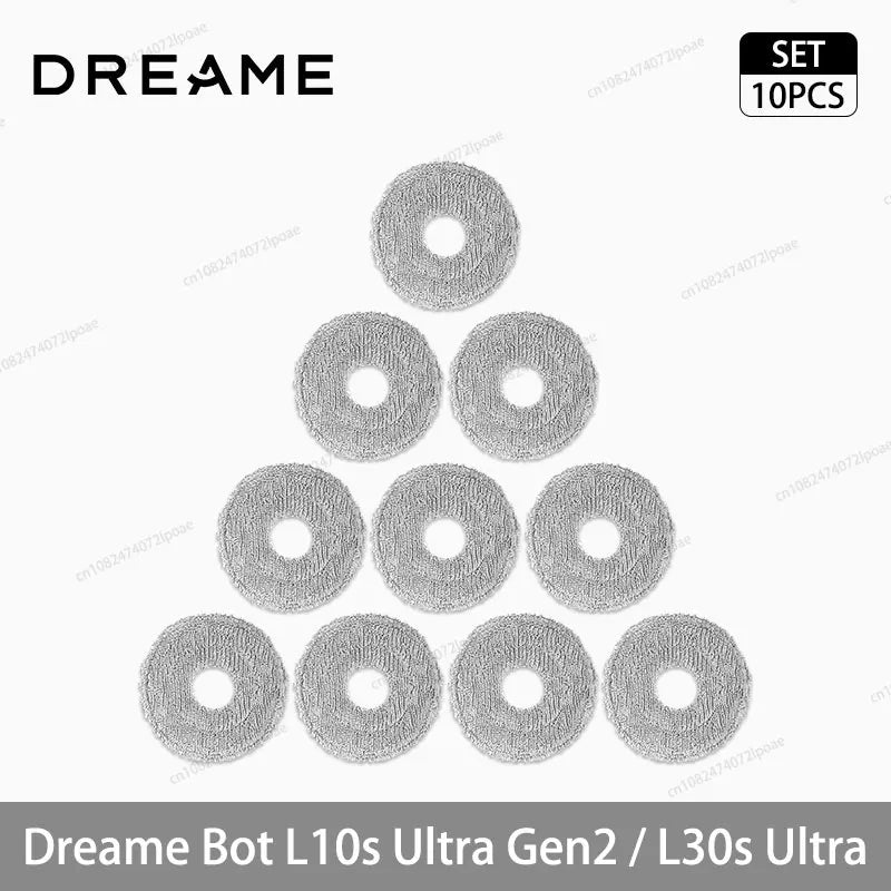 Dreame L10s Ultra Gen2 / L30s Ultra Robot Vacuum Cleaner Accessories Main Side Brush Mop Cloth Hepa Filter Dust Bag Spare Parts